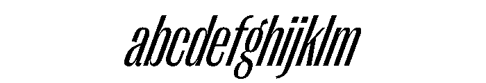 PPRightGothicTight RegularItalic Instance FONT