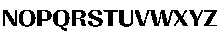 PPRightGothicWide Bold Instance Font UPPERCASE