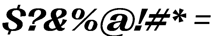 PPRightGothicWide BoldItalic Instance Font OTHER CHARS