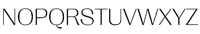 PPRightGothicWide Fine Instance Font UPPERCASE