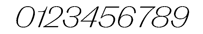 PPRightGothicWide FineItalic Instance Font OTHER CHARS