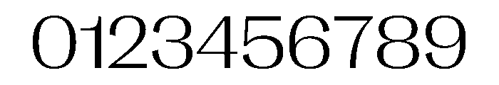 PPRightGothicWide Light Instance Font OTHER CHARS
