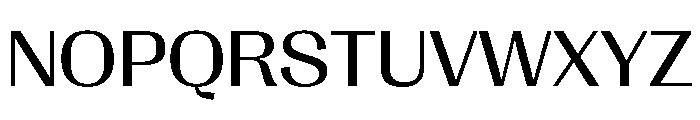 PPRightGothicWide Regular Instance Font UPPERCASE
