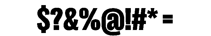 PPRightGrotesk NarrowBlack Instance Font OTHER CHARS