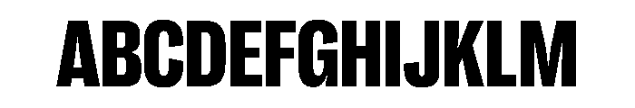 PPRightGrotesk NarrowBlack Instance Font UPPERCASE