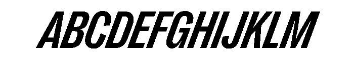 PPRightGrotesk NarrowBoldItalic Instance Font UPPERCASE