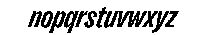 PPRightGrotesk NarrowBoldItalic Instance Font LOWERCASE