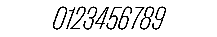 PPRightGrotesk NarrowFineItalic Instance Font OTHER CHARS