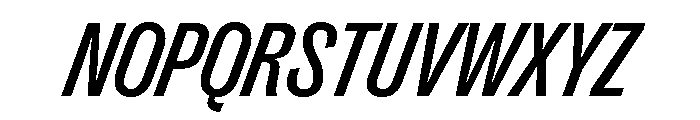 PPRightGrotesk NarrowMediumItalic Instance Font UPPERCASE