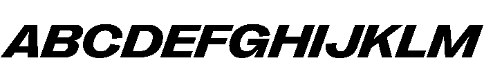 PPRightGrotesk SpatialBoldItalic Instance Font UPPERCASE