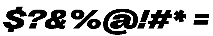 PPRightGrotesk SpatialDarkItalic Instance Font OTHER CHARS