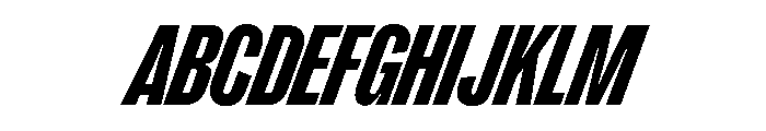PPRightGrotesk TightBlackItalic Instance Font UPPERCASE
