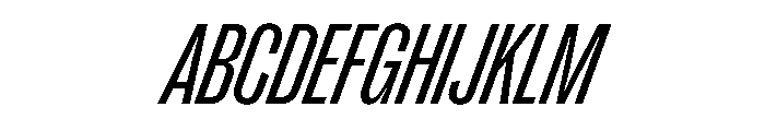 PPRightGrotesk TightRegularItalic Instance Font UPPERCASE