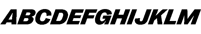 PPRightGrotesk WideDarkItalic Instance Font UPPERCASE
