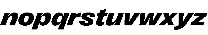 PPRightGrotesk WideDarkItalic Instance Font LOWERCASE