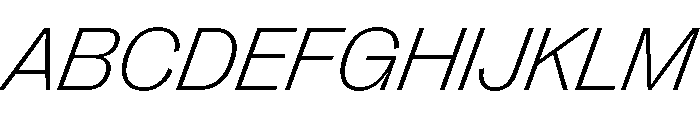 PPRightGrotesk WideFineItalic Instance Font UPPERCASE