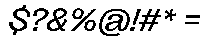 PPRightGrotesk WideRegularItalic Instance Font OTHER CHARS