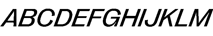 PPRightGrotesk WideRegularItalic Instance Font UPPERCASE