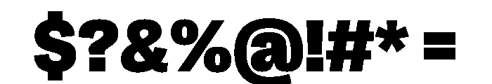 PPRightGroteskCasual Black Instance Font OTHER CHARS