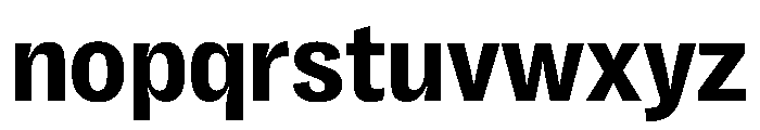 PPRightGroteskCasual Bold Instance Font LOWERCASE