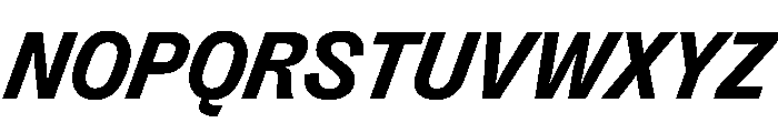 PPRightGroteskCasual BoldItalic Instance Font UPPERCASE