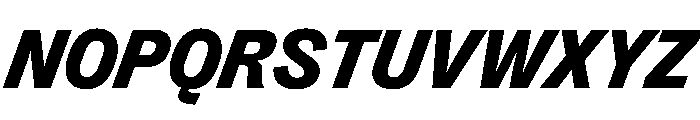 PPRightGroteskCasual DarkItalic Instance Font UPPERCASE