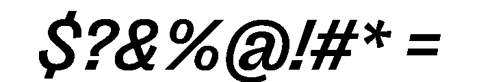 PPRightGroteskCasual MediumItalic Instance Font OTHER CHARS