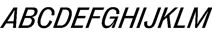 PPRightGroteskCasual RegularItalic Instance Font UPPERCASE