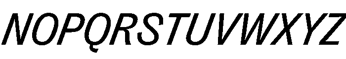 PPRightGroteskCasual RegularItalic Instance Font UPPERCASE
