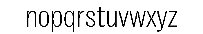 PPRightGroteskCompact Fine Instance Font LOWERCASE