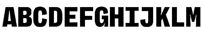 PPRightGroteskMono Black Font UPPERCASE