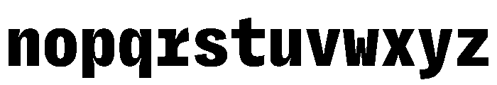 PPRightGroteskMono Black Font LOWERCASE