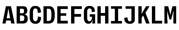 PPRightGroteskMono Bold Instance Font UPPERCASE