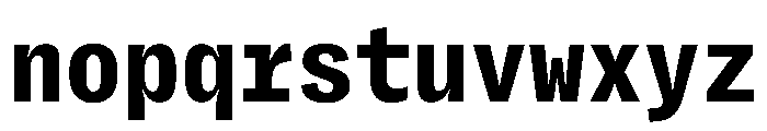 PPRightGroteskMono Dark Instance Font LOWERCASE