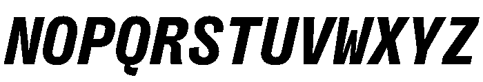 PPRightGroteskMono DarkItalic Font UPPERCASE