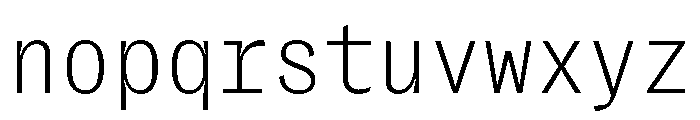PPRightGroteskMono Fine Font LOWERCASE