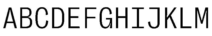 PPRightGroteskMono Light Instance Font UPPERCASE