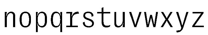 PPRightGroteskMono Light Instance Font LOWERCASE