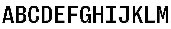 PPRightGroteskMono Medium Font UPPERCASE