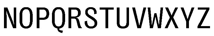 PPRightGroteskMono Regular Instance Font UPPERCASE