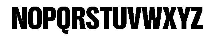 PPRightGroteskNarrow Black Instance Font UPPERCASE