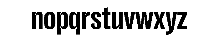 PPRightGroteskNarrow Bold Instance Font LOWERCASE