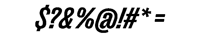 PPRightGroteskNarrow BoldItalic Instance Font OTHER CHARS