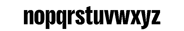 PPRightGroteskNarrow Dark Instance Font LOWERCASE