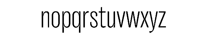PPRightGroteskNarrow Fine Instance Font LOWERCASE