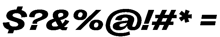 PPRightGroteskSpatial BoldItalic Instance Font OTHER CHARS