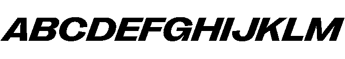 PPRightGroteskSpatial BoldItalic Instance Font UPPERCASE