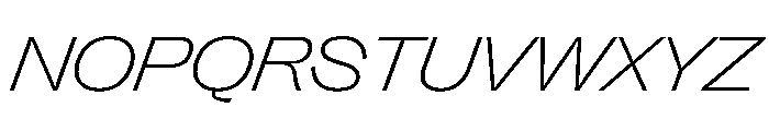 PPRightGroteskSpatial FineItalic Instance Font UPPERCASE