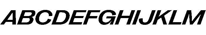 PPRightGroteskSpatial MediumItalic Instance Font UPPERCASE