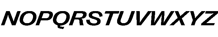 PPRightGroteskSpatial MediumItalic Instance Font UPPERCASE